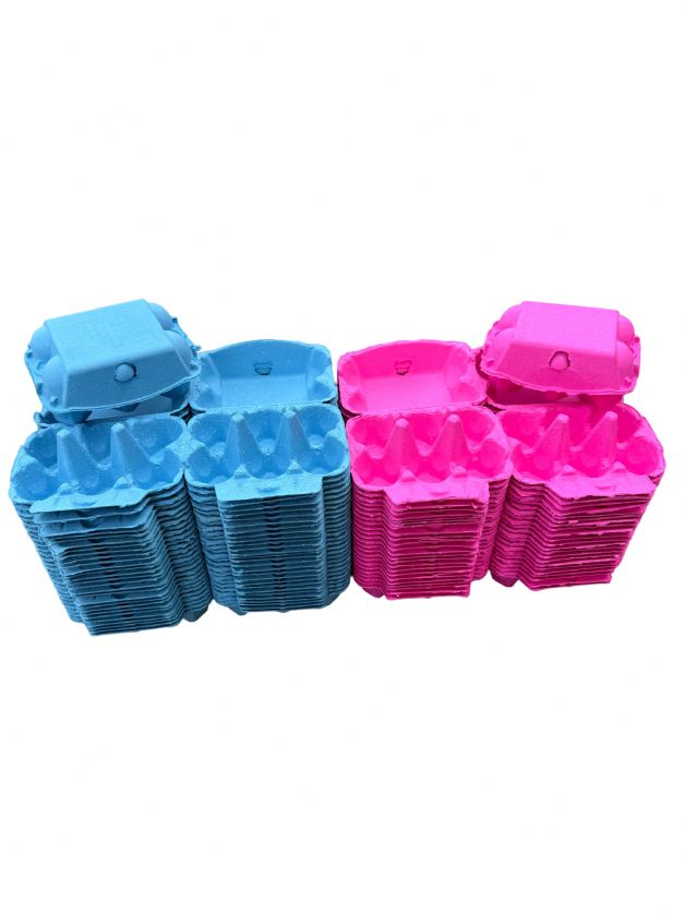 Eggcellent Cartons Premium Pink & Blue Egg Boxes